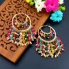 Jia Punjabi Bali Earrings Multicolor
