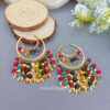 Jia Punjabi Bali Earrings Multicolor Jia Punjabi Bali Earrings Multicolor