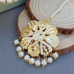 Jividha Jadau Earrings White