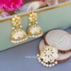 Jividha Jadau Earrings White