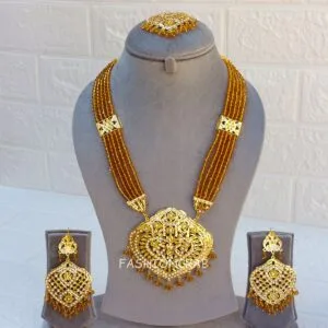 Katrina Long Necklace Golden