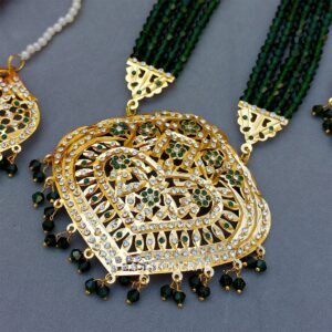 Katrina Long Necklace Green