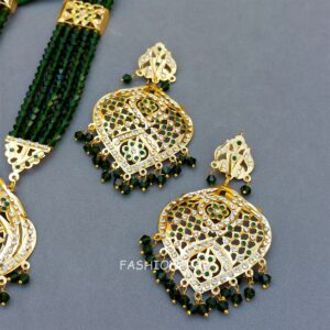 Katrina Long Necklace Green