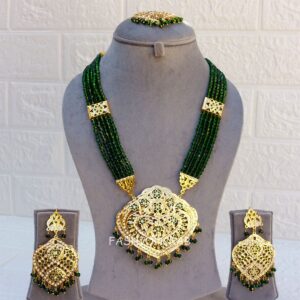 Katrina Long Necklace Green