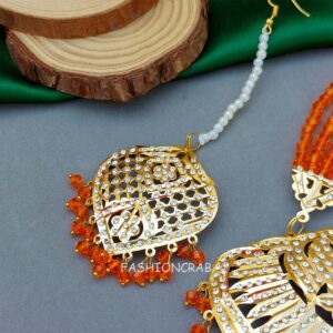 Katrina Long Necklace Orange