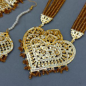 Mannat Jadau Jewellery Golden Yellow