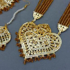 Mannat Jadau Jewellery Golden Yellow