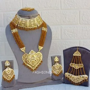 Mannat Jadau Jewellery Golden Yellow