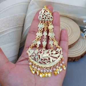 Pipal Patti Earrings with Tikka