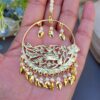 Pipal Patti Earrings with Tikka