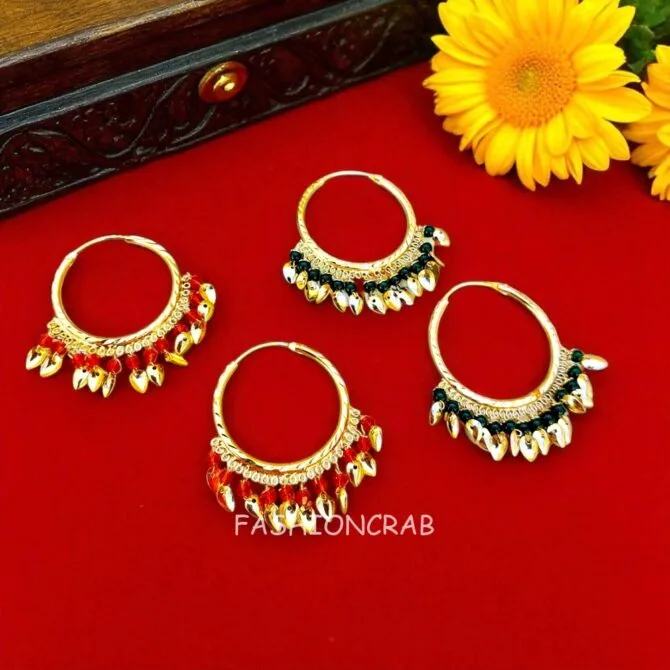 Punjabi 2 Set of Earrings-07 Punjabi 2 Set of Earrings