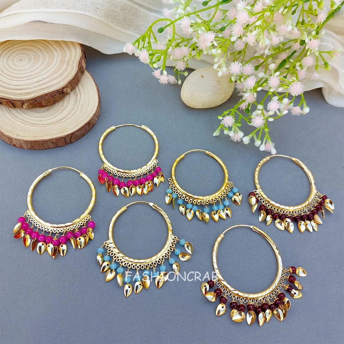 Punjabi 3 Set of Earrings