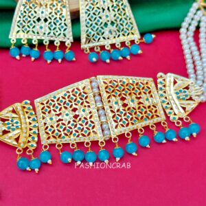 Rehana Jadau Jewellery Blue