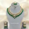 Sakshi Green Kundan Necklace