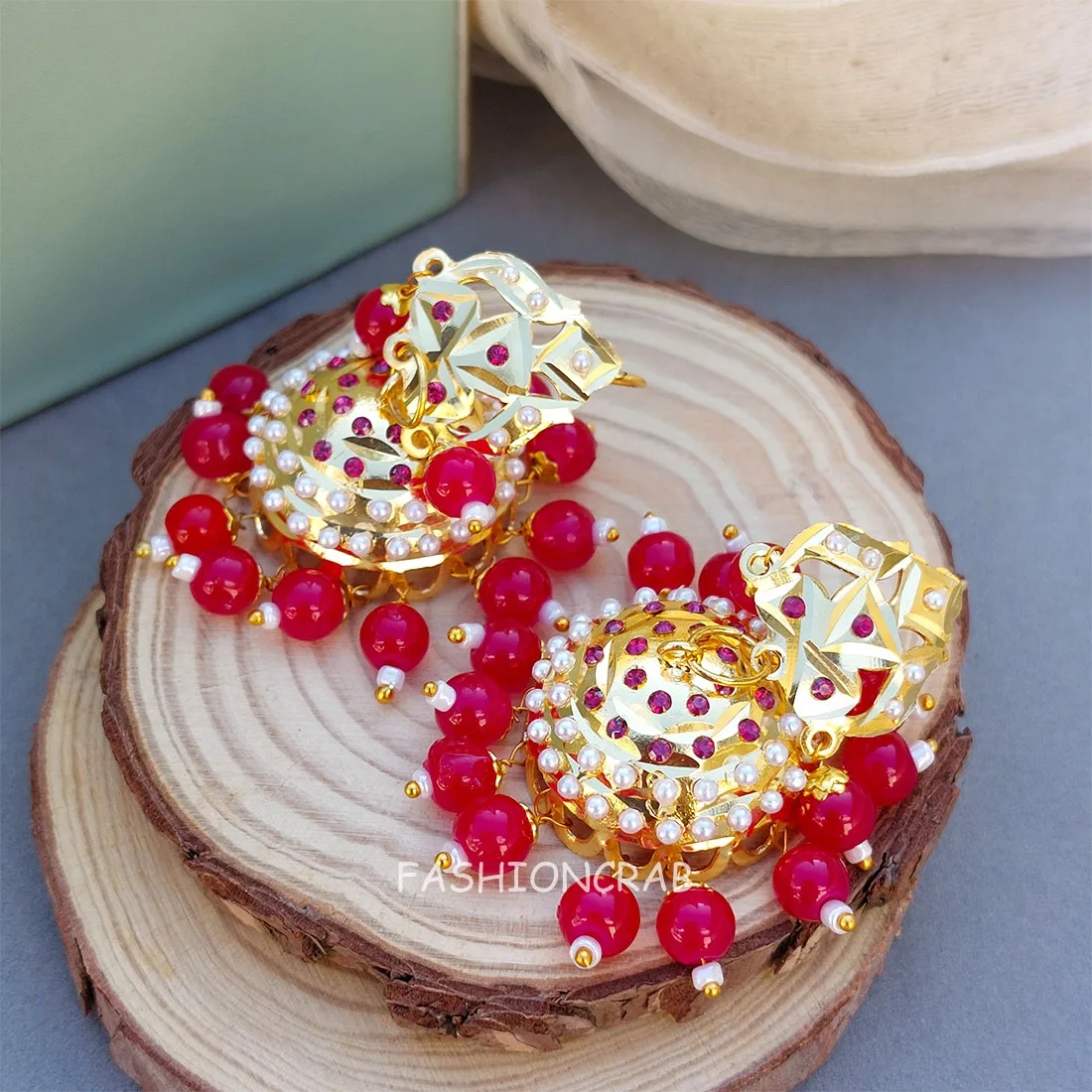 Sitara Jhumka Set of 2