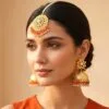 Sitara Traditional Jhumka Orange