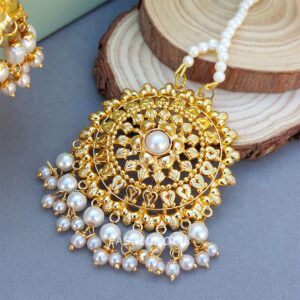 Sitara Traditional Jhumka White