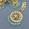 Tulip Mirror Earrings Sky Blue