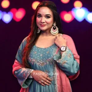 Big Pink Kundan Earrings