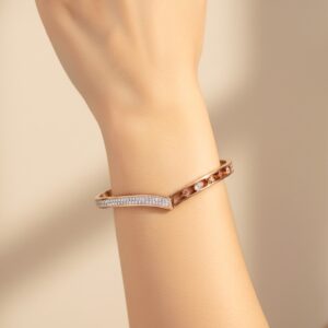 Heartfelt Love Anti Tarnish Bracelet - Rose Gold