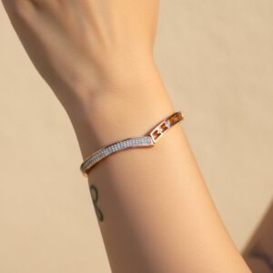 Heartfelt Love Anti Tarnish Bracelet - Rose Gold