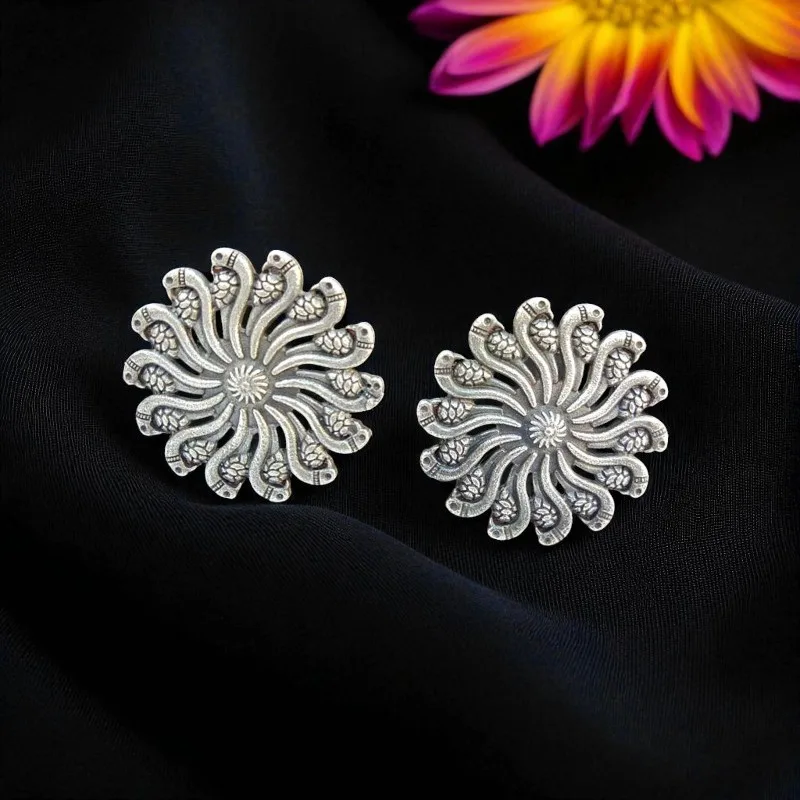 Inayat Oxidised Earrings for Saree