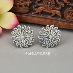 Inayat Oxidised Earrings for Saree