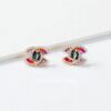 Multicolor Anti Tarnish Stud Earrings-01 Multicolor Anti Tarnish Stud Earrings