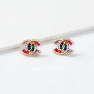 Multicolor Anti Tarnish Stud Earrings