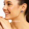 Multicolor Anti Tarnish Stud Earrings-04 Multicolor Anti Tarnish Stud Earrings