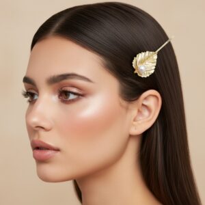 Leaf Shaped Hair Pins for Girls