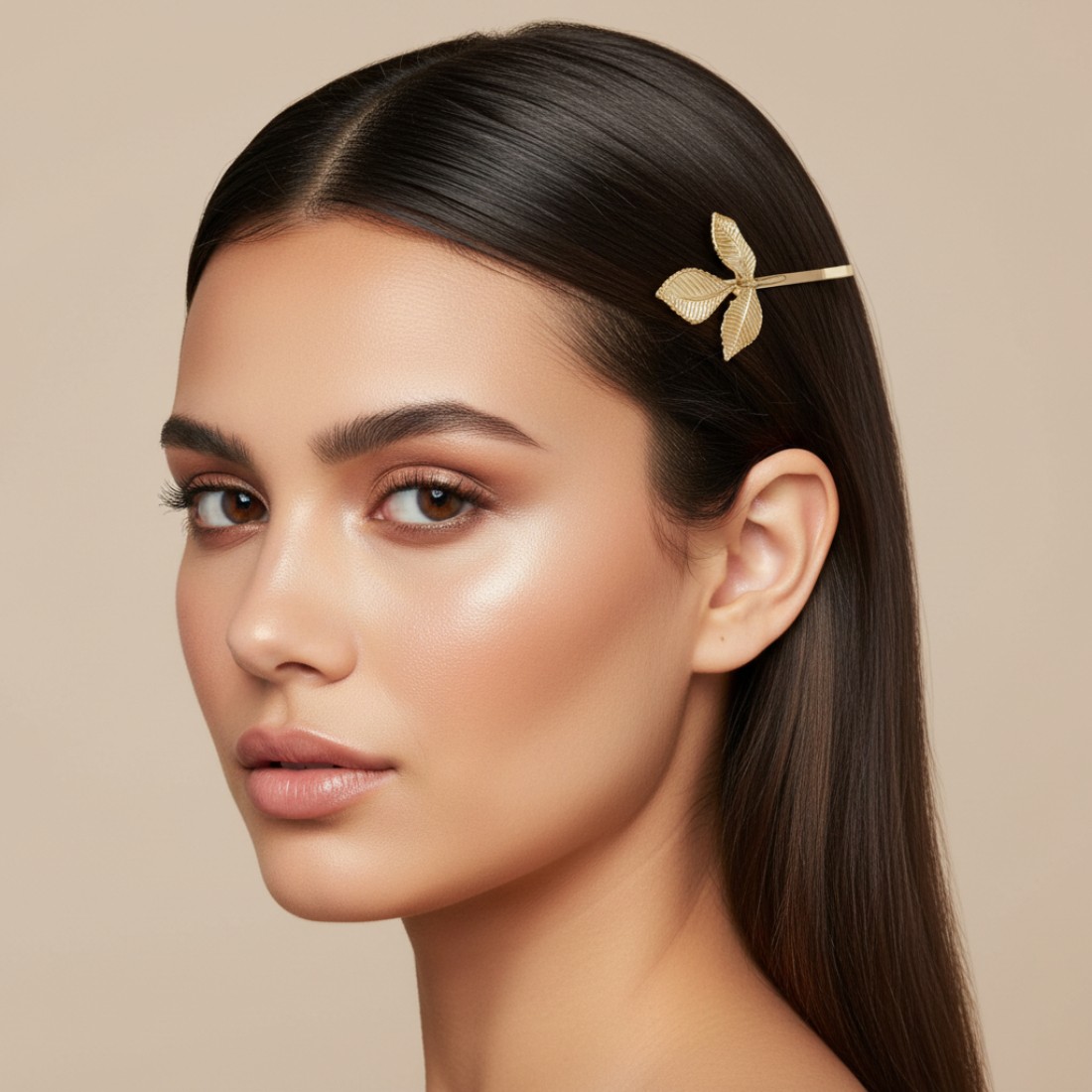 Leaf Shaped Hair Pins for Girls