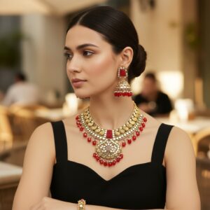 Mirror Red Necklace