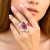 Olivia Big Cocktail Ring