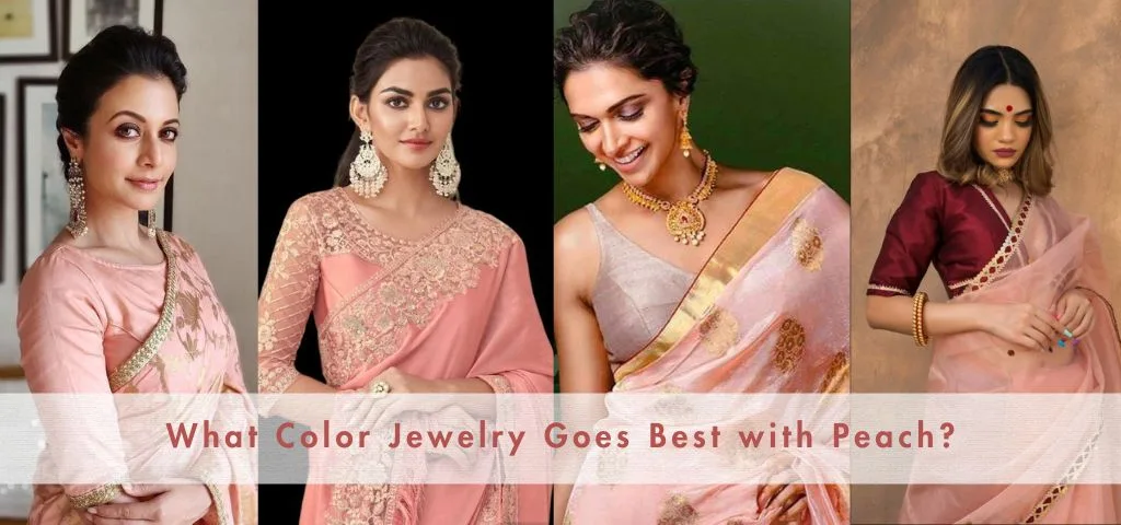 What color jewelry goes best with Peach