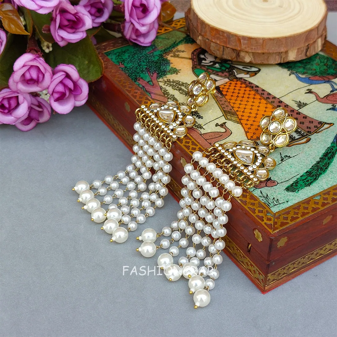 Aahana Long Earrings