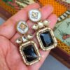 Changeable Earrings with Stone-04 Changeable Earrings with Stone