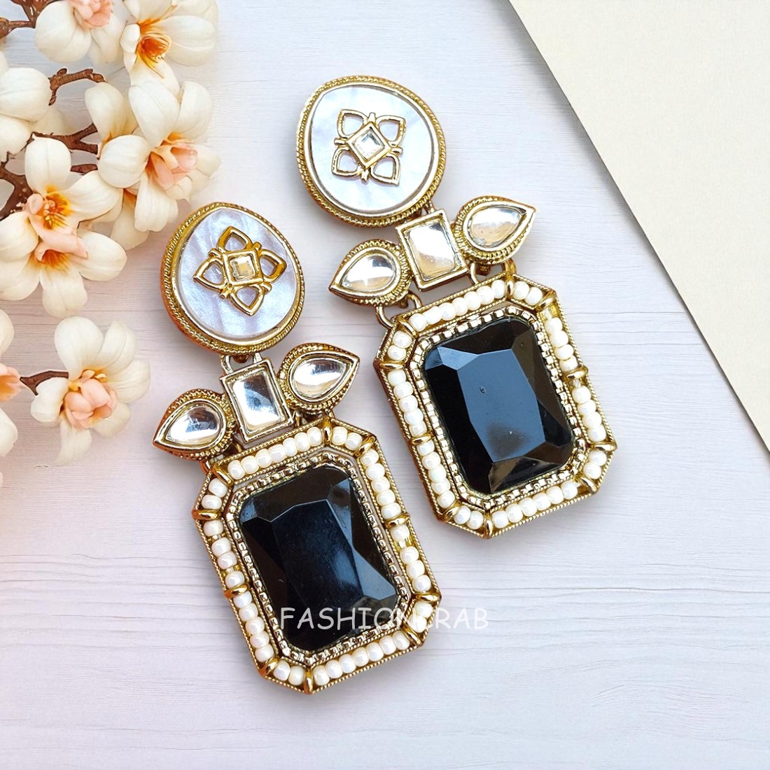 Changeable Earrings with Stone