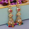 Eshita Earrings with Chain Multicolor-01 Eshita Earrings with Chain Multicolor