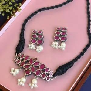 German Silver Necklace Set