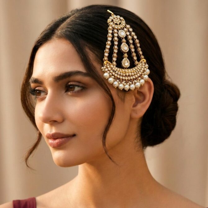 Ifra Kundan Passa for Bride White-05 Ifra Kundan Passa for Bride White