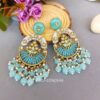 Ira Kundan Pearl Earrings