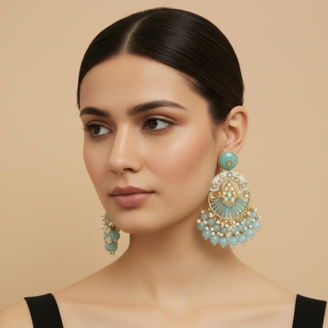 Ira Light Blue Earrings Ira Light Blue Earrings