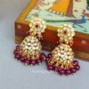 Khushbu Kundan Jhumka Wine
