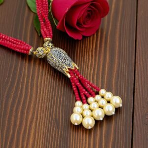 Kundan Jewellery for Maroon Lehenga