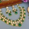 Kundan Necklace for Green Saree-01 Kundan Necklace for Green Saree