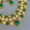 Kundan Necklace for Green Saree-03 Kundan Necklace for Green Saree