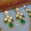 Kundan Necklace for Green Saree-04 Kundan Necklace for Green Saree