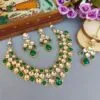 Kundan Necklace for Green Saree