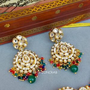 Multicolor Kundan Necklace for Wedding